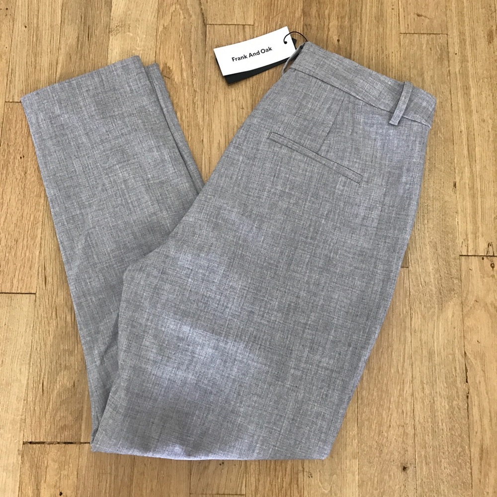 Frank & Oak Light Gray Women's Dress Pants